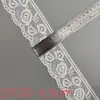 Encaje de malla popular de seda de leche bordado de 7 cm, ribete bordado, hermosa lencería de espalda, puños, escote, accesorios para el dobladillo de la falda