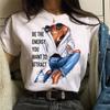 Camiseta nueva de moda para mujer, camiseta de manga corta, top informal de verano para mujer, cuello redondo, estilo Harajuku de los años 90 para chicas.