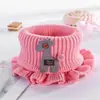 Bufanda Caliente de Punto para el Cuello de Invierno para Actividades al Aire Libre, Cortavientos y Resistente al Frío, con Diseño de Borde Enrollado y Motivo de Ciervo