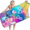 Toalla de playa para niños punto toalla de baño material de microfibra absorbente secado rápido a prueba de arena comercio exterior transfronterizo caliente