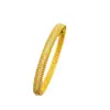 Versión Alta de Familia de Ventiladores Pulsera de Borde Festoneado Full Diamond Mi Oro Lujo Ligero Versátil Nicho Estilo de Moda Pulsera Festoneada Ventas Directas de Fábrica