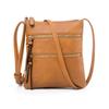 Bolsa Feminina Vertical de Ombro Transversal Casual Multifuncional com Bolso e Zíper Duplo Mais Vendida da Amazon