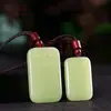 Mongolia Exterior Material Marca de Paz y Seguridad Alta Imitación Jade Hetian Material Boca Amarilla Marca Pan Qemal Jade Blanco Verde Marca Paz E18