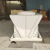 Enfriador de Aire Tipo Aleta No Estándar Personalizado por el Fabricante de Resina Epoxi Ventilador de Aire Fresco Tipo V Aire Acondicionado Central Condensador Enfriado por Agua