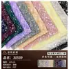 Jiaxin Tecelagem e Bordado 2021 Primavera e Verão Novo Tecido de Malha Transparente com Xadrez de Diamante Bordado com Lantejoulas Tecido para Vestido Feminino