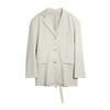 Blazer Feminino com Amarração nas Costas para Marcar a Cintura e Design Único para Looks de Outono