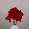 Ramo Artificial de Cinco Cabezas con Hortensia de Jade Triturado, Flores Artificiales para Decoración de Sala de Estar en Casa, Ramo de Arreglo Floral de Seda para Escenario de Boda