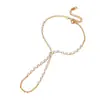Elegante Pulsera Entrelazada de Acero Inoxidable con Circonita Estilo Europeo y Americano para Mujer, Joyería Apilable de Alta Gama, Accesorios Transfronterizos de Acero de Titanio Que No Se Desvanecen