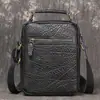 Nuevo Maletín de Cuero Genuino para Hombre de Comercio Exterior Capa Superior Piel de Vaca Bolso Cruzado Casual para Viaje Bolso de Hombro Versátil y de Moda