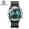 Reloj Multifuncional Augusten, Casual, Moderno y Personalizado, Tres Ojos, Resistente al Agua, de Cuarzo para Hombre