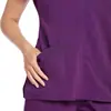 Novos uniformes de manga curta para clínica odontológica feminina, roupão de trabalho com decote em V, uniformes de enfermagem, uniformes de médico, transfronteiriço
