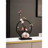Nuevos Adornos Chinos Floreros para Arreglo Floral Sala de Estar Aparador de Vino Oficina Decoración Regalos de Inauguración Cerámica