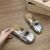 Zapatos de mujer tipo Birkenstock con plataforma alta, mules de punta cerrada para uso en exteriores, sandalias slip-on nuevas de verano 2026