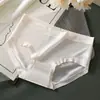 Ropa interior explosiva de seda de hielo tipo mantenimiento para mujer, entrepierna de algodón, cintura alta, transpirable, cómoda, bragas