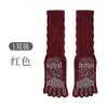 Calcetines de yoga antideslizantes con agarre, calcetines de cinco dedos para fitness y ejercicio, calcetines de verano transpirables para mujer para Pilates con dedos separados