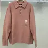 Camisa Polo de Punto para Hombre y Mujer, Suéter de Moda Casual, Nuevo Estilo Otoño Top Pulóver 487939