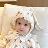 Gorro de Bebé Estilo Primavera y Otoño Orejas de Conejo Lindas Súper Lindas Unisex Para Recién Nacidos Gorro Cortavientos para Exteriores Protección para los Oídos Gorro de Nacimiento para Bebé