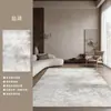 Alfombra para Sala de Estar 2026 Nueva Moderna Simple Sin Lavado Limpiable Alfombra para Dormitorio Tacto de Alta Gama Impermeable Resistente a Manchas Alfombra para Mesita de Noche