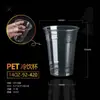 Taza de Cerveza Desechable Comercial Estilo Celebridad de Internet Camping Barbacoa Cena Taza para Bebidas Frías Cerveza Artesanal Plástico Desechable Copa de Vino