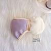 Mascarilla Calentadora de Orejas para Niños Color Sólido Explosivo Niños y Niñas Estudiantes Transpirable Set Estéreo Engrosado Orejeras de Felpa a Prueba de Frío