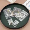 Bolsa Sellada de PVC Altamente Transparente, Bolsa Engrosada Anti-oxidación para Joyería, Bolsa con Cierre Zip para Joyería, Bolsas de Almacenamiento para Pendientes, Juguetes Culturales y Jade