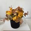 Flor artificial de bonsai de camomila rosa bolha, decoração de flores de plástico por atacado