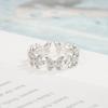 Full Diamond Multi-Butterfly Ring Moda Personalidade Super Fada Mori Internet Celebridade Nicho Design Elegante Luz Luxo Anel Aberto para Mulheres