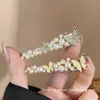 Pinza para el Cabello de Mariposa de Perlas Estilo Hada, Pinza de Pato Delicada para Flequillo, Pasador Lateral, Accesorio para el Cabello de Verano para Mujer