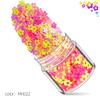 Lentejuelas fluorescentes para San Valentín, 12 colores mixtos, juego de lentejuelas para decoración de uñas, uñas mate, joyería para decoración de uñas, pegatinas para uñas
