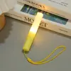Lanyard Portátil Sencillo y Elegante Palo Electrónico LED Fluorescente Palo de Luz Multicolor Luz Ambiental para Fiesta Concierto