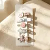 Pinza Metálica para el Cabello para Flequillo, Pasador de Flequillo de Verano, Pinza de Pato Linda para Niña, Accesorio para el Cabello para Niños