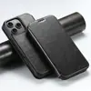 Funda para Teléfono Móvil Adecuada para Iphone18Promax 17/16 Tapa Flip con Soporte para Tarjetas Carga Inalámbrica Magnética Magsafe Funda de Cuero