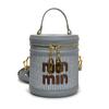 2026 Bolsa Transversal de Grande Capacidade para Mulheres, Bolsa Transversal Fashion, Bolsa de Mão com Letras de Alta Qualidade, Bolsa Balde para Maquiagem