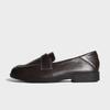 Primavera e verão novos sapatos femininos Huizhou estilo britânico sapatos pequenos de couro mocassins sapatos plataforma femininos salto grosso confortável all-match outerwear