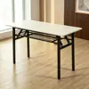 Mesa dobrável simples mais vendida pelo fabricante para escritório, sala de conferências, estudo e treinamento, uso em barracas de rua, mesa de jantar longa portátil