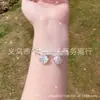 Celebridade da Internet Novo Lançamento Pulseira de Sino de Bênção de Um Passo Feminina Antiga Combina com Tudo Namorada Casal Par de Pulseiras Ajustáveis