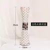 Rama de Flor de Melocotón Sala de Estar Flor de Ciruelo Artificial de Cera Tallo Único Flor de Plástico Adorno de Flor Seca Decoración de Interior Árbol de Pie Rama de Flor de Cerezo