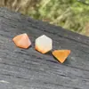 Ágata de cristal pedra semipreciosa pirâmide hexagonal transfronteiriça novo contas soltas diy material de broca de embutir atacado
