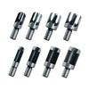 Acero al carbono madera corcho cortador de tapones broca de corcho barril tipo garra espiga traje de 8 piezas máquina de extracción perforadora carpintería