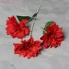 Flor Artificial Dalia Individual Flor de Boda Material para Flores de Guía de Camino Arreglo Floral Dalia Flor de Seda para el Hogar Venta al por Mayor Decoración de Mesa Flor