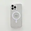 Adequado para Capa de Celular Iphone16E Cobertura Total Apple 17Promax Transparente Magnética 16Magsafe Transparente
