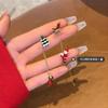 Pendientes de Navidad nuevos de otoño e invierno, pendientes ajustables de moda de celebridades de Internet, pendientes de alfiler de plata 925, regalo avanzado de Año Nuevo