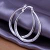 Pendientes de plata de moda de comercio exterior de AliExpress, venta al por mayor, pendientes creativos europeos y americanos.