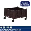 Caja para Plantar Verduras en Balcón Caja para Plantar Verduras Caja para Flores Engrosada Móvil con Ruedas Balcón Piso Maceta Grande Delgada