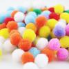 Atacado cor alta elástica bola de pêlo segurança criativo pompom cor misturada bola de pêlo artesanal infantil diy brinquedos educativos zero