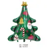 Globos de serie navideña al por mayor transfronterizos, globos de farola de Papá Noel, decoraciones de fiesta de regalos, globos de árbol de Navidad