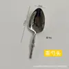 Mango de inserción de acero inoxidable 304 de doble anillo Mango de madera Hardware de vajilla de alta gama Cabeza de bola Cabeza de tenedor Cabeza de cuchara Cabeza de cuchillo