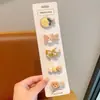 Pinza de pelo completa de tela para bebé, no daña el pelo de la niña, linda, súper linda, pinza pequeña para bebé, accesorios para el pelo de color café con leche para niños