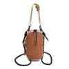 Bolso para teléfono moderno y genial, bolso de hombro para viajes al aire libre, nuevo modelo 2026, minibolso cruzado color block, monedero de cordón de moda
