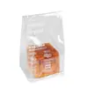 Máquina Selladora de Bolsas para Empaque de Pan de Agua Alcalina Bolsa para Pan Tostado Rebanado de 250g Mochi Croissant Bolsa Autoadhesiva Bolsa Autosellante Venta al por Mayor